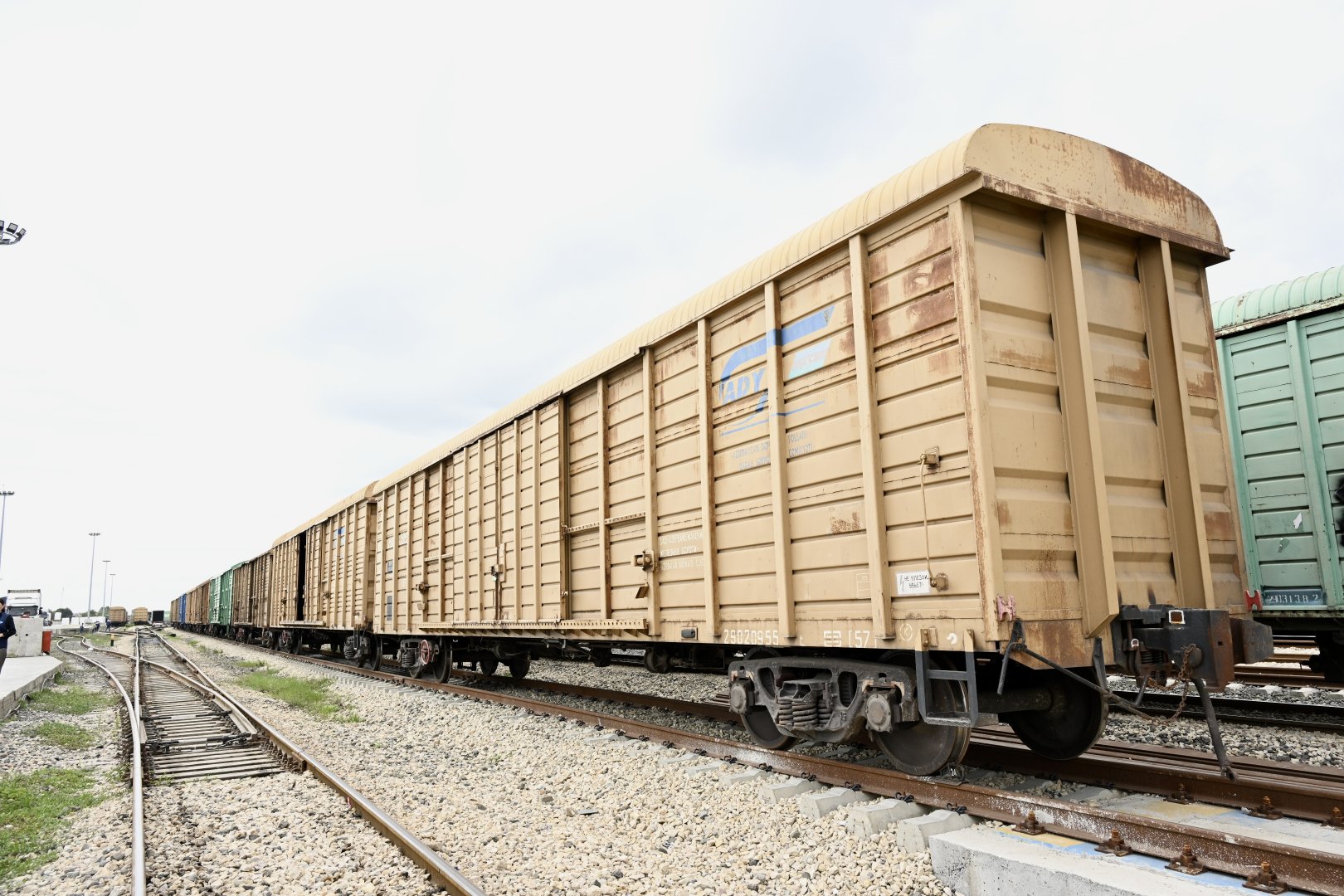 Azerbaijan, Russia, Iran viewing key infrastructure of North-South int'l corridor (PHOTO)
