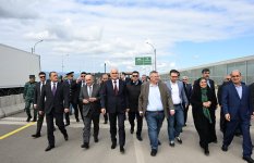 Azerbaijan, Russia, Iran viewing key infrastructure of North-South int'l corridor (PHOTO)