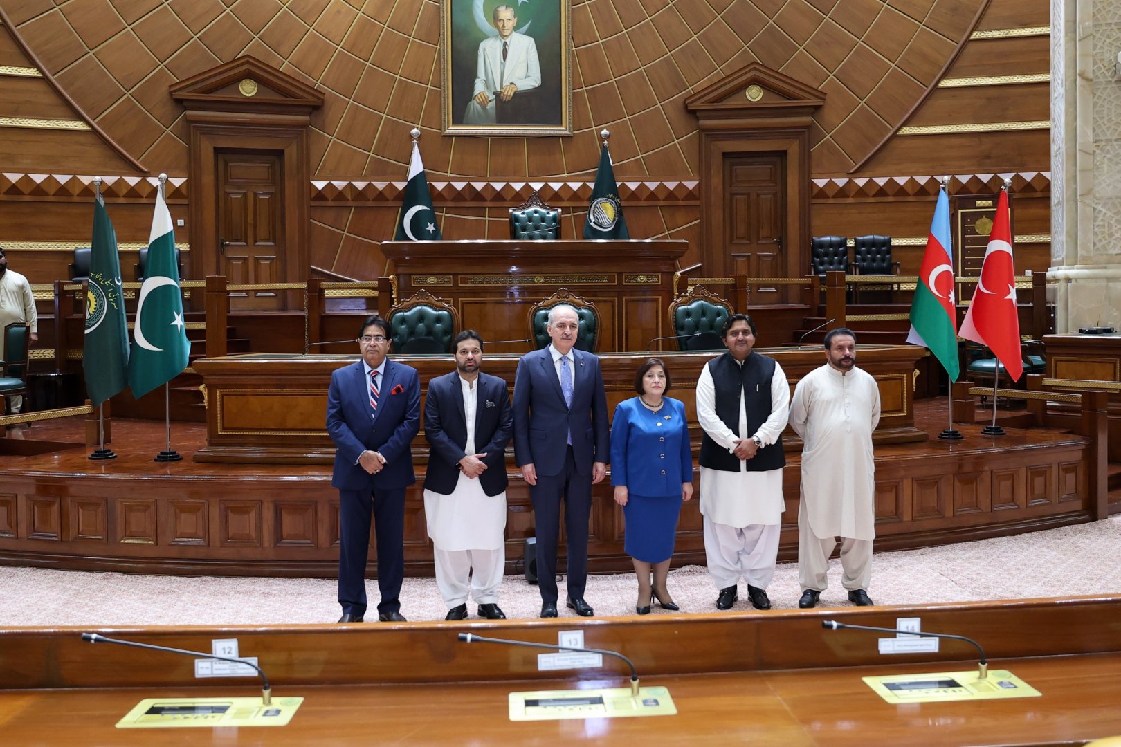 Azerbaijani and Turkish parliament speakers visit Pakistan's Lahore (PHOTO)