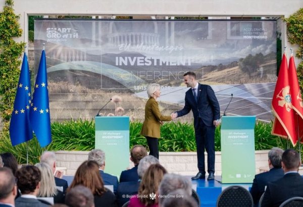 Von der Leyen, Spajić launch EU-Montenegro investment conference