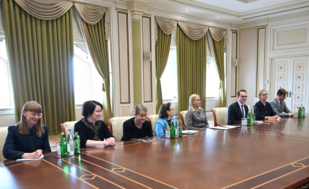 President Ilham Aliyev receives delegation led by OSCE Chairperson-in-Office (PHOTO)