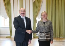 President Ilham Aliyev receives delegation led by OSCE Chairperson-in-Office (PHOTO)