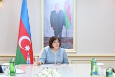 Azerbaijani parliament speaker receives new TURKPA chief-led delegation (PHOTO)