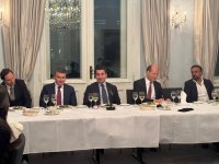 Azerbaijani Presidential aide holds discussions at German Parliamentary Society (PHOTO)