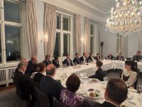 Azerbaijani Presidential aide holds discussions at German Parliamentary Society (PHOTO)