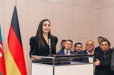 Leyla Aliyeva and Arzu Aliyeva attend opening of MAMA Mother Nature int'l art exhibition in Berlin (PHOTO)