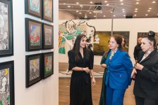 Leyla Aliyeva and Arzu Aliyeva attend opening of MAMA Mother Nature int'l art exhibition in Berlin (PHOTO)
