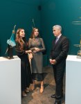 Leyla Aliyeva and Arzu Aliyeva attend opening of MAMA Mother Nature int'l art exhibition in Berlin (PHOTO)