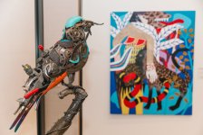 Leyla Aliyeva and Arzu Aliyeva attend opening of MAMA Mother Nature int'l art exhibition in Berlin (PHOTO)
