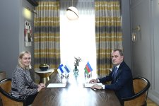Azerbaijani foreign minister meets with OSCE chairperson-in-office (PHOTO)