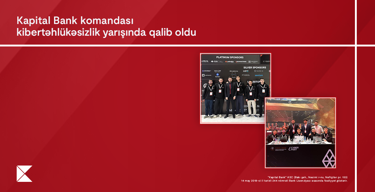 Kapital Bank’s information security team claims victory