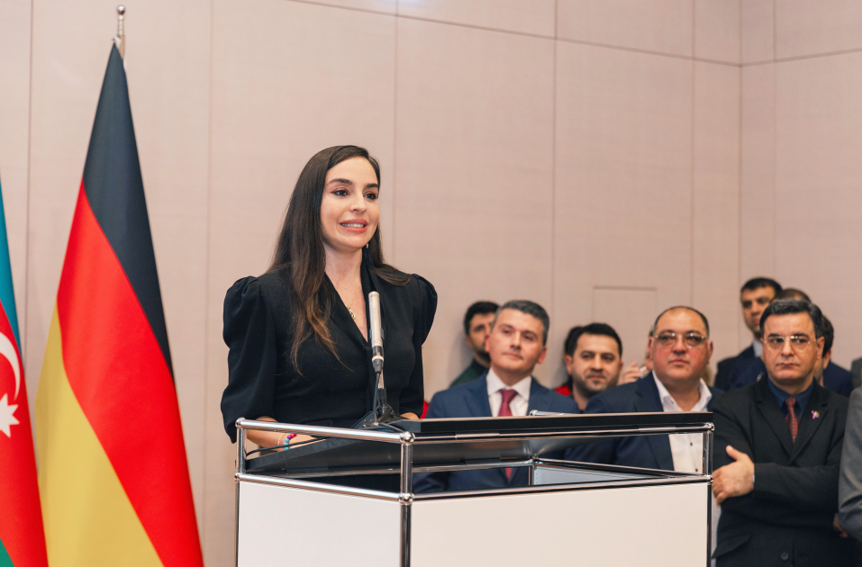 Leyla Aliyeva and Arzu Aliyeva attend opening of MAMA Mother Nature int'l art exhibition in Berlin (PHOTO)