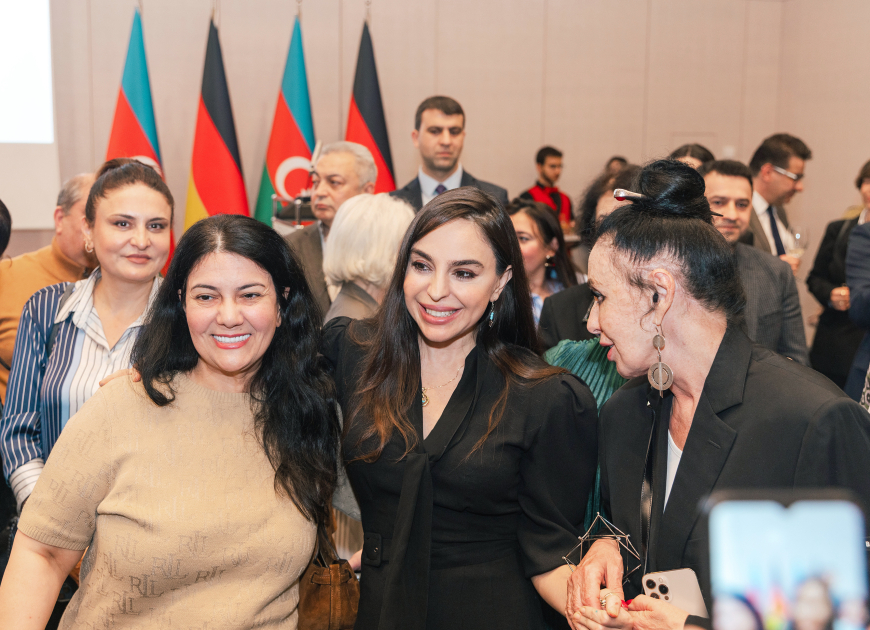 Leyla Aliyeva and Arzu Aliyeva attend opening of MAMA Mother Nature int'l art exhibition in Berlin (PHOTO)