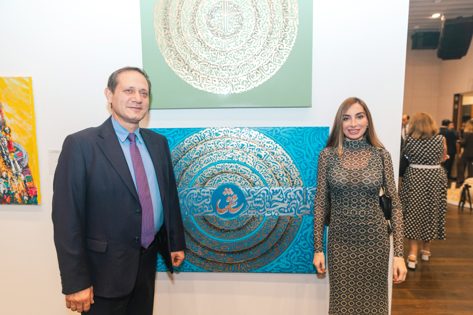 Leyla Aliyeva and Arzu Aliyeva attend opening of MAMA Mother Nature int'l art exhibition in Berlin (PHOTO)