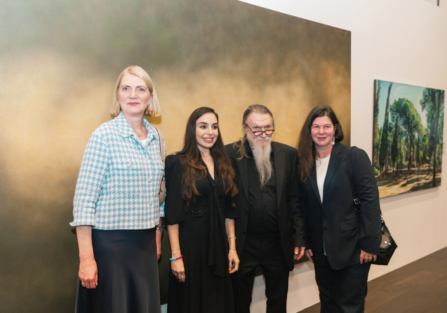 Leyla Aliyeva and Arzu Aliyeva attend opening of MAMA Mother Nature int'l art exhibition in Berlin (PHOTO)