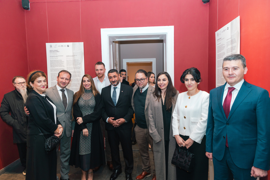Leyla Aliyeva and Arzu Aliyeva attend opening of MAMA Mother Nature int'l art exhibition in Berlin (PHOTO)