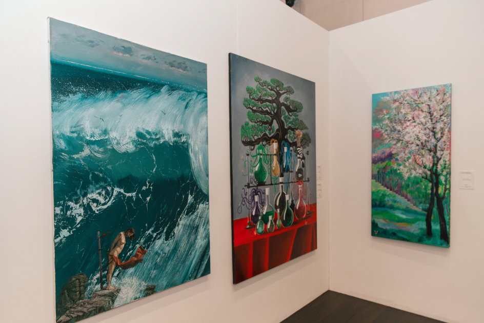 Leyla Aliyeva and Arzu Aliyeva attend opening of MAMA Mother Nature int'l art exhibition in Berlin (PHOTO)