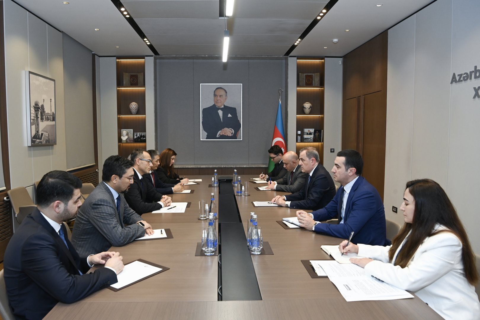 Azerbaijani FM discusses cooperation prospects with new TURKPA Secretary General