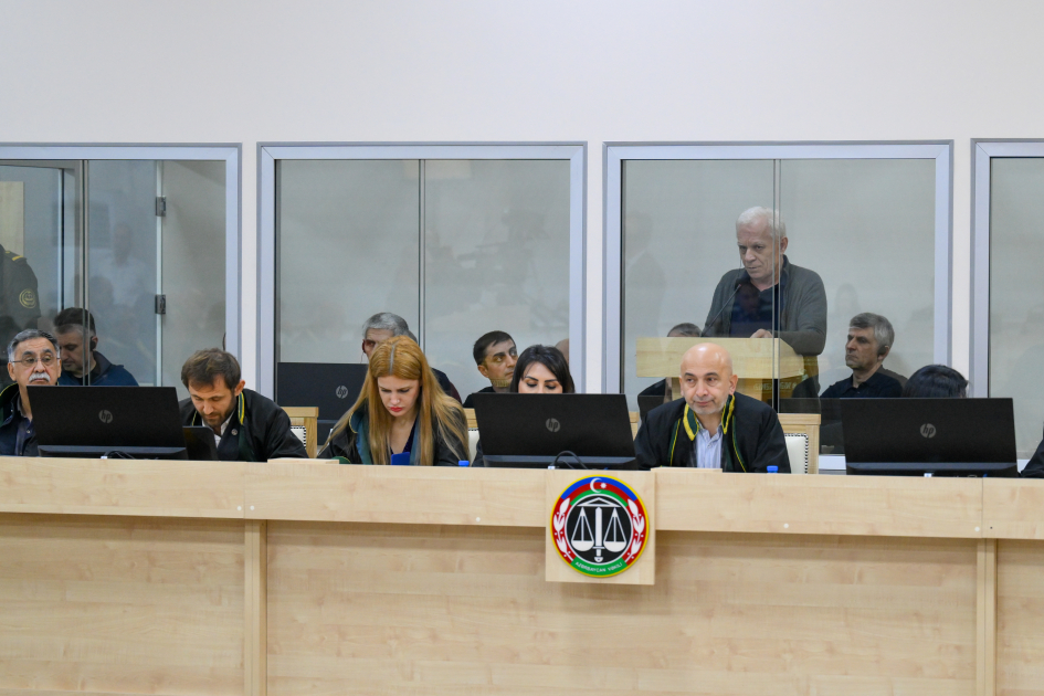 Documents on damage to economy and environment from Armenian armed forces' occupation of Azerbaijani territories examined in court (PHOTO)