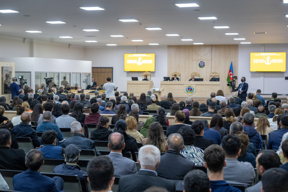 Documents on damage to economy and environment from Armenian armed forces' occupation of Azerbaijani territories examined in court (PHOTO)