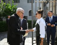 First VP Mehriban Aliyeva meets with Archpriest of Papal Basilica of Saint Paul Outside Walls in Vatican (PHOTO/VIDEO)