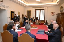 First VP Mehriban Aliyeva meets with Archpriest of Papal Basilica of Saint Paul Outside Walls in Vatican (PHOTO/VIDEO)