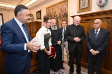 First VP Mehriban Aliyeva meets with Archpriest of Papal Basilica of Saint Paul Outside Walls in Vatican (PHOTO/VIDEO)
