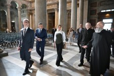 First VP Mehriban Aliyeva inspects restoration progress at Basilica of Saint Paul Outside Walls in Vatican (PHOTO/VIDEO)