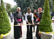 First VP Mehriban Aliyeva attends opening ceremony of restoration project for Catacombs of Saint Commodus in Vatican (PHOTO/VIDEO)