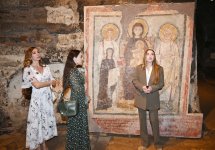 First VP Mehriban Aliyeva attends opening ceremony of restoration project for Catacombs of Saint Commodus in Vatican (PHOTO/VIDEO)