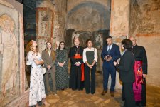 First VP Mehriban Aliyeva attends opening ceremony of restoration project for Catacombs of Saint Commodus in Vatican (PHOTO/VIDEO)