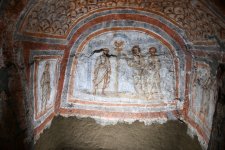 First VP Mehriban Aliyeva attends opening ceremony of restoration project for Catacombs of Saint Commodus in Vatican (PHOTO/VIDEO)