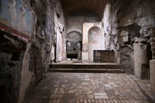 First VP Mehriban Aliyeva attends opening ceremony of restoration project for Catacombs of Saint Commodus in Vatican (PHOTO/VIDEO)