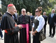 First VP Mehriban Aliyeva attends opening ceremony of restoration project for Catacombs of Saint Commodus in Vatican (PHOTO/VIDEO)
