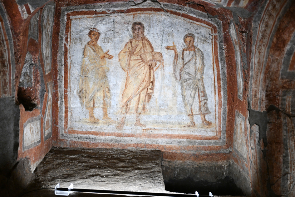 First VP Mehriban Aliyeva attends opening ceremony of restoration project for Catacombs of Saint Commodus in Vatican (PHOTO/VIDEO)