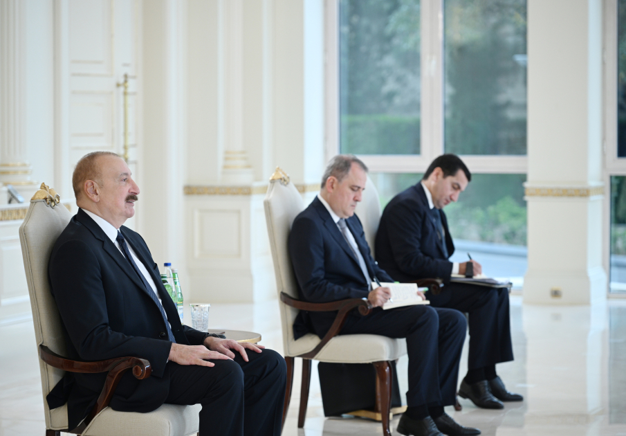 President Ilham Aliyev receives credentials of newly appointed ambassador of Egypt to Azerbaijan (PHOTO/VIDEO)