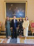 First VP Mehriban Aliyeva meets Pope Leo XIV (PHOTO/VIDEO)