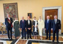 First VP Mehriban Aliyeva meets Pope Leo XIV (PHOTO/VIDEO)