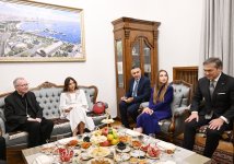 First VP Mehriban Aliyeva attends opening of administrative office of Embassy of Azerbaijan to the Holy See (PHOTO)
