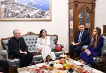 First VP Mehriban Aliyeva attends opening of administrative office of Embassy of Azerbaijan to the Holy See (PHOTO)