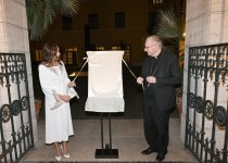First VP Mehriban Aliyeva attends opening of administrative office of Embassy of Azerbaijan to the Holy See (PHOTO)