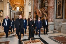 First VP Mehriban Aliyeva inspects restoration progress at Saint Peter’s Basilica (PHOTO/VIDEO)
