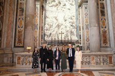 First VP Mehriban Aliyeva inspects restoration progress at Saint Peter’s Basilica (PHOTO/VIDEO)