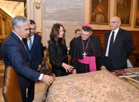 First VP Mehriban Aliyeva visits Vatican Apostolic Library (PHOTO/VIDEO)