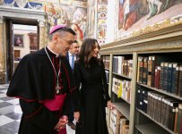First VP Mehriban Aliyeva visits Vatican Apostolic Library (PHOTO/VIDEO)