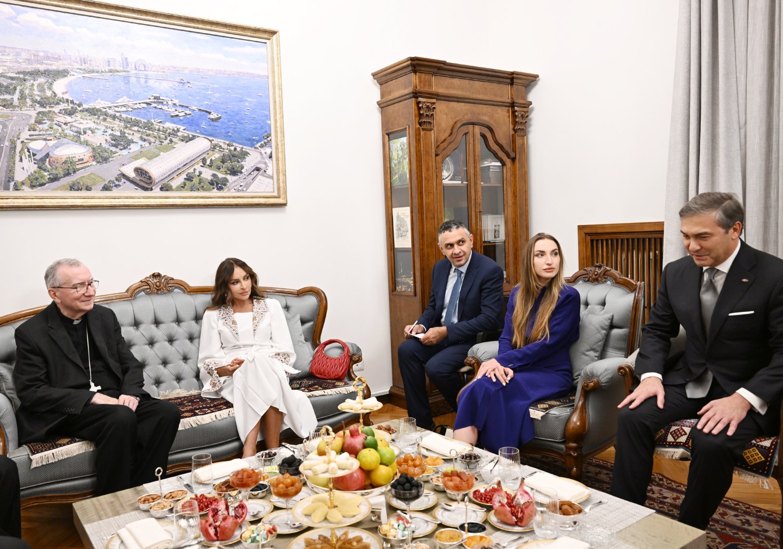 First VP Mehriban Aliyeva attends opening of administrative office of Embassy of Azerbaijan to the Holy See (PHOTO)
