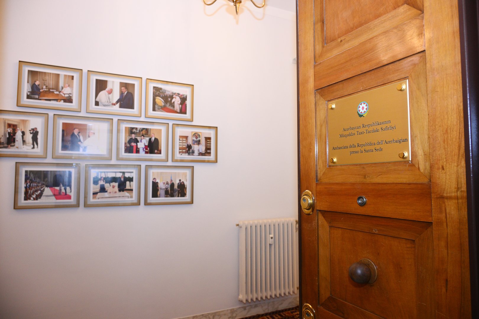 First VP Mehriban Aliyeva attends opening of administrative office of Embassy of Azerbaijan to the Holy See (PHOTO)