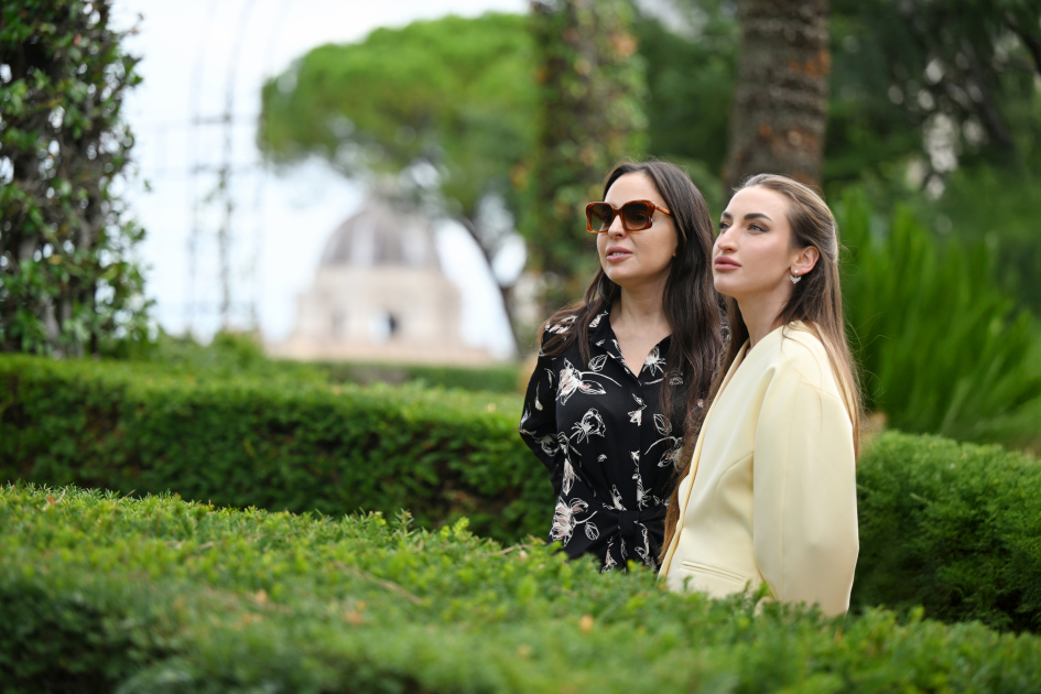 First VP Mehriban Aliyeva and family members attend tree planting ceremony in Vatican Gardens (PHOTO/VIDEO)
