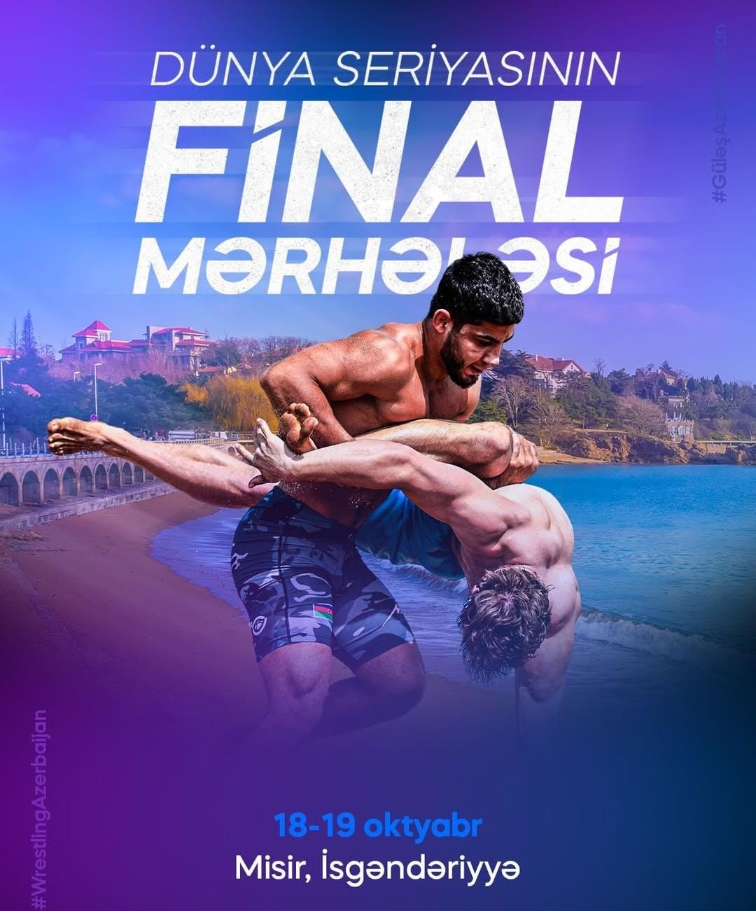 Azerbaijani wrestlers advance to semi-finals at World Beach Wrestling Series in Egypt