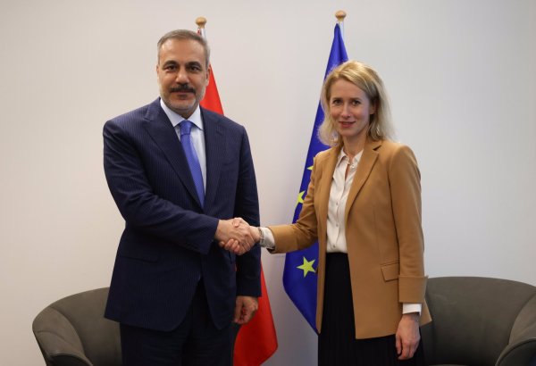 Turkish FM Hakan Fidan meets with EU’s Kaya Kallas (PHOTO)